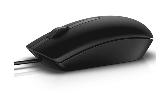 Mouse Dell Óptico MS116, Alámbrico, USB, 1000DPI, Negro